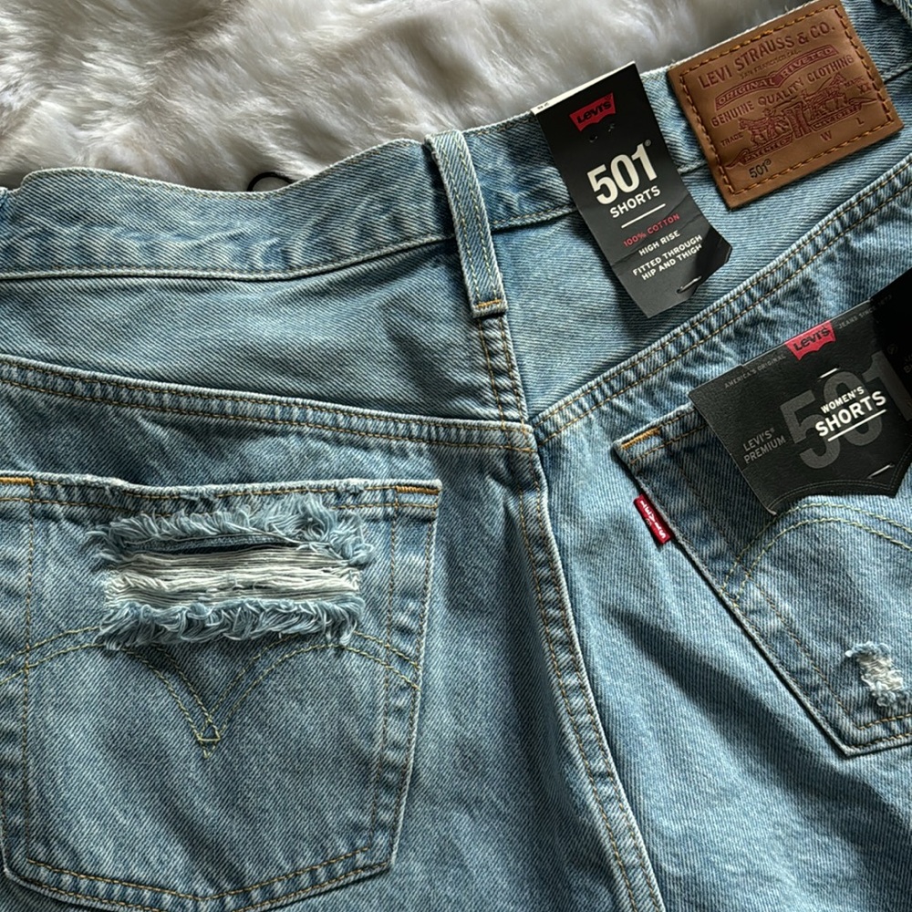 Levi’s High Rise Jean Shorts - Picture 6 of 6